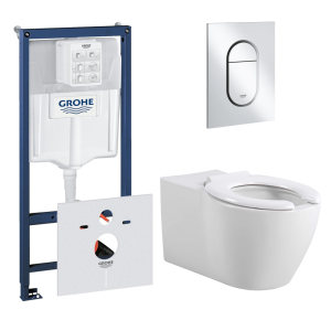 Комплект инсталляции GROHE NW0145/S с унитазом AQUATEK для людей с ограниченными возможностями (NW0537)