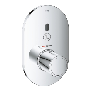 Внешняя часть термостата для душа GROHE Eurosmart Cosmopolitan E инфракрасный, хром (36456000-DP) ПОВРЕЖДЕНА УПАКОВКА