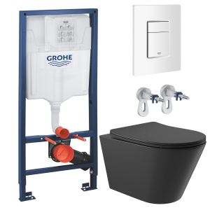 Комплект инсталляции GROHE Rapid SL 38772SH0 с унитазом Aqueduto CONE CON0140 и раковиной Aqueduto ESPIRAL ESP0340 (NW0392)
