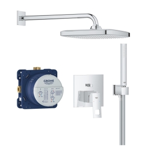 Душевая система GROHE Eurocube со смесителем для душа, хром (25289000)