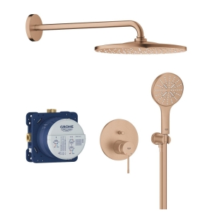 Душевая система GROHE Essence со смесителем для душа, теплый закат матовый (25287DL0)