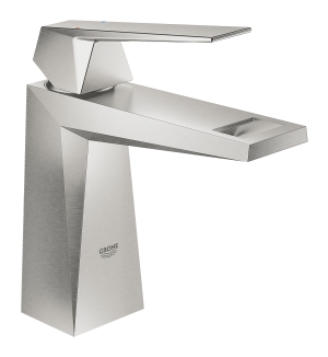 Смеситель для раковины GROHE Allure Brilliant, гладкий корпус, суперсталь (23033DC0)