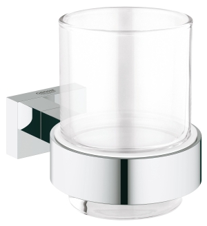 Стакан с держателем, GROHE Essentials Cube, хром, (40755001)