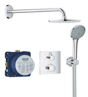 Душевая система GROHE Grohtherm с термостатом для душа, хром (34734000)
