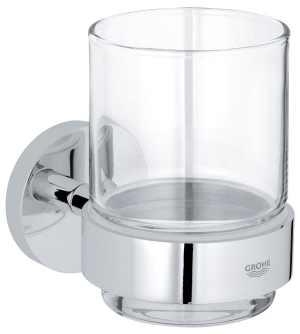 Стакан с держателем, GROHE Essentials, хром, (40447001)