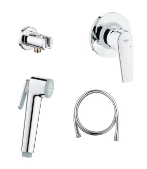 Готовый комплект для гигиенического душа, GROHE BauFlow, хром, (124900)