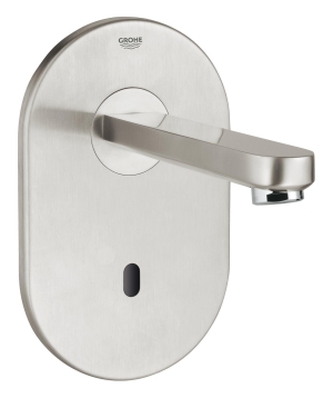 Внешняя часть крана для раковины GROHE Eurosmart Cosmopolitan E инфракрасный, без функции смешивания, питание от сети 230V, нержавеющая сталь (36335SD0)
