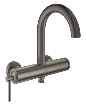 Смеситель для ванны GROHE Atrio внешнего монтажа, темный графит матовый (32652AL3)