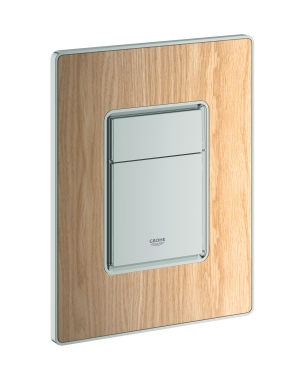 Панель смыва для унитаза GROHE Skate Cosmopolitan Wood, 3 режима, дуб (38849HW0)