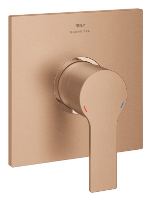 Внешняя часть смесителя для душа GROHE Allure скрытого монтажа, квадратная, теплый закат матовый (19317DL1)
