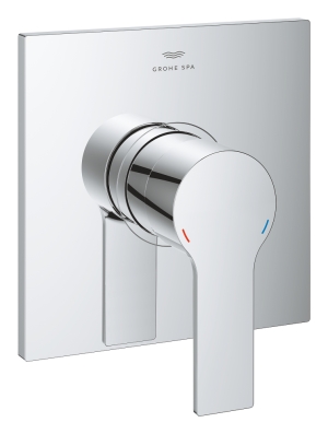 Внешняя часть смесителя для душа GROHE Allure скрытого монтажа, квадратная, хром (19317001)