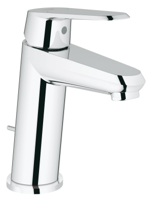 Смеситель для раковины GROHE Eurodisc Cosmopolitan с донным клапаном, S-size, хром (23049002)
