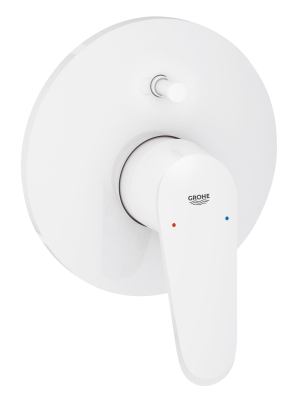 Внешняя часть смесителя для ванны GROHE Eurodisc Cosmopolitan, белая луна (19548LS2)