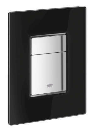 Панель смыва для унитаза GROHE Skate Cosmopolitan Glass, 3 режима, черный бархат (38845KS0)