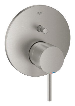 Внешняя часть смесителя для ванны GROHE Atrio на 2 потребителя, суперсталь (24066DC3)