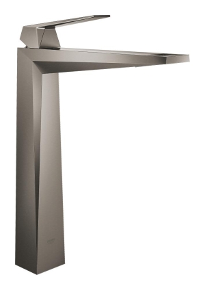 Смеситель для раковины GROHE Allure Brilliant, XL-Size, гладкий корпус, темный графит матовый (23114AL0)