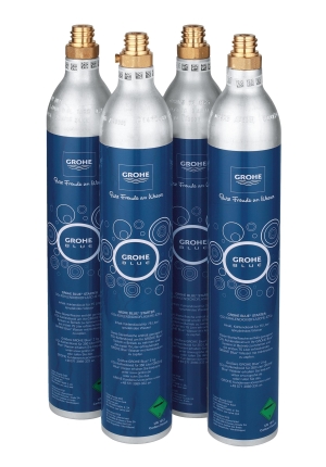 Комплект баллонов с углекислым газом, GROHE Blue, 425 г., 4 шт., (40422000)