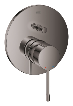 Внешняя часть смесителя для ванны GROHE Essence на 2 потребителя, темный графит глянец (24058A01)