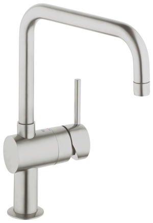 Смеситель для кухни GROHE Minta с поворотным U-изливом, суперсталь (32488DC0)