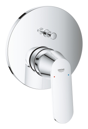 Внешняя часть смесителя для ванны GROHE Eurosmart Cosmopolitan с переключателем на 2 положения, хром (24045000)