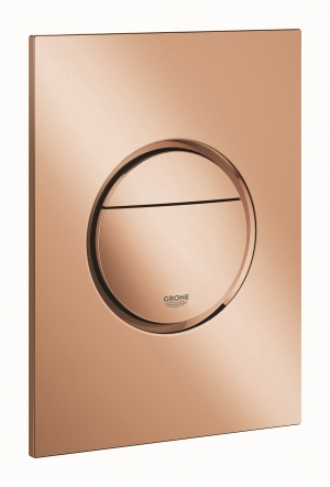 Панель смыва для унитаза GROHE Nova Cosmopolitan S для вертикального монтажа, теплый закат глянец (37601DA0)