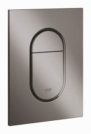 Панель смыва для унитаза GROHE Arena Cosmopolitan S для вертикального монтажа, темный графит глянец (37624A00)