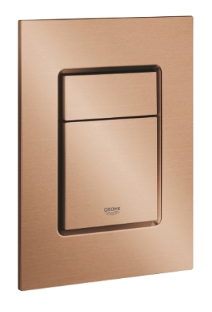 Панель смыва для унитаза GROHE Skate Cosmopolitan S, 3 режима, теплый закат матовый (37535DL0)