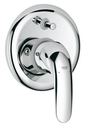 Смеситель для ванны GROHE Euroeco в комплекте с монтажной , хром (32747000)