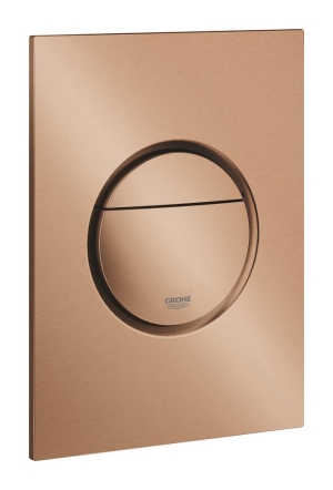 Панель смыва для унитаза GROHE Nova Cosmopolitan S, 3 режима, теплый закат матовый (37601DL0)
