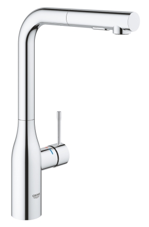 Смеситель для кухни GROHE Accent с вытяжным L-образным изливом с аэратором, хром (30432000)