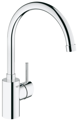 Смеситель для кухни GROHE Concetto с высоким С-изливом, хром (32661001)