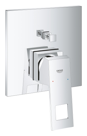 Внешняя часть смесителя для ванны GROHE Eurocube с переключателем на 2 положения, хром (24062000)