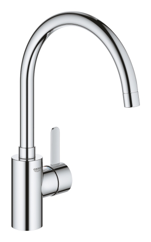 Смеситель для кухни GROHE Via Cosmo с высоким C-образный изливом, хром (30431000)