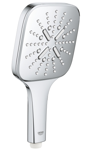 Ручной душ GROHE Rainshower SmartActive 130 Cube, 12 л/мин, 3 режима, хром (26550000)