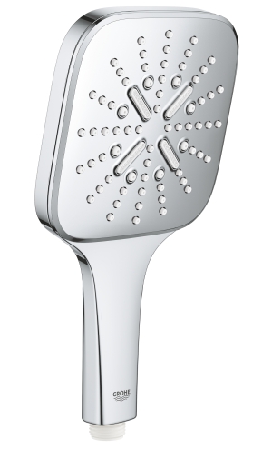 Ручной душ GROHE Rainshower SmartActive 130 Cube, 9,5 л/мин, 3 режима, хром (26582000)