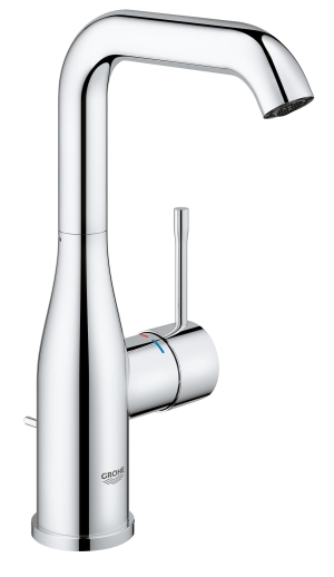 Смеситель для раковины GROHE Essence с донным клапаном, L-size, хром (32628001)