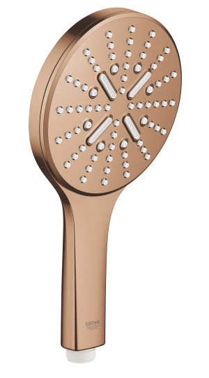 Ручной душ GROHE Rainshower SmartActive 130, 3 режима, теплый закат матовый (26574DL0)