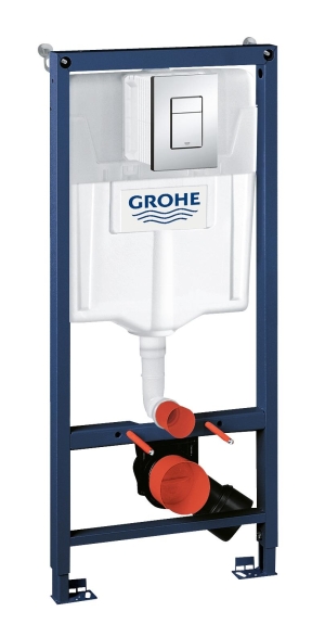 Система инсталляции для унитаза GROHE Rapid SL с панелью смыва Skate Cosmopolitan (3 режима) (1,13 м) (38772001) ПОВРЕЖДЕНА УПАКОВКА