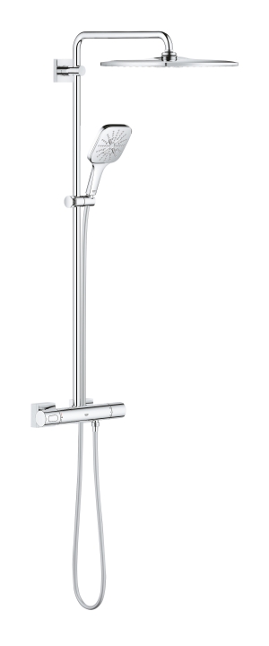 Душевая система GROHE Rainshower SmartActive 310 Cube с термостатом для душа, хром (26649000)
