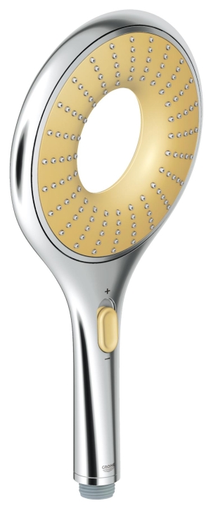 Ручной душ GROHE Rainshower Icon, 2 режима, хром/желтый (27628000)