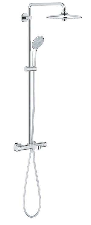 Душевая система с термостатом для ванны, GROHE Euphoria System 260, хром, (26114001)