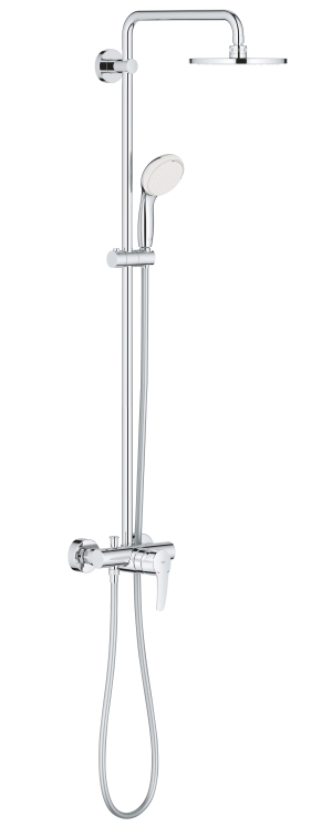Душевая система GROHE New Tempesta 200 со смесителем для душа, хром (26244001)