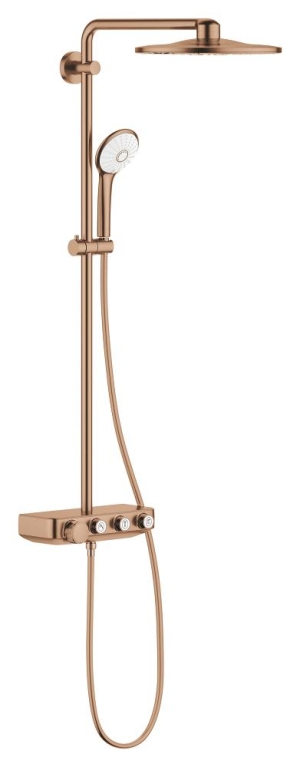Душевая система GROHE Euphoria SmartControl 310 DUO с термостатом, теплый закат матовый (26507DL0)