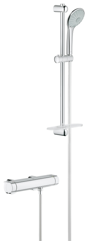 Термостат для душа GROHE Grohtherm 2000 с душевым гарнитуром, хром (34195001)