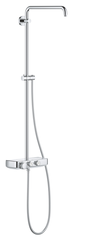 Душевая система без верхнего и ручного душа GROHE Euphoria SmartControl, с термостатом для душа, хром (26511000)