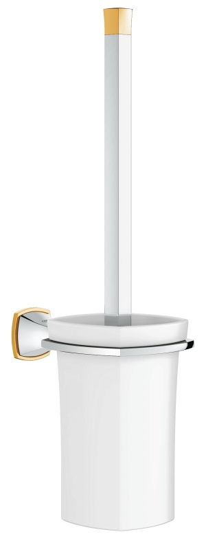 Туалетный ёршик GROHE Grandera в комплекте, хром/золото (40632IG0)