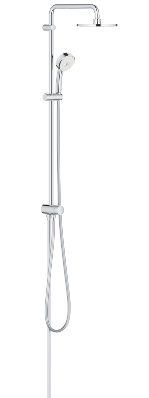 Душевая система GROHE New Tempesta Cosmopolitan 200 с переключателем потоков, хром (26453001)