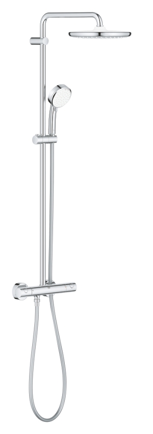Душевая система GROHE Tempesta Cosmopolitan System 250 с термостатом для душа, хром (26670000)