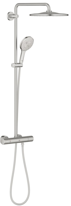 Душевая система GROHE Rainshower SmartActive 310 с термостатом для душа, суперсталь (26836DC0)