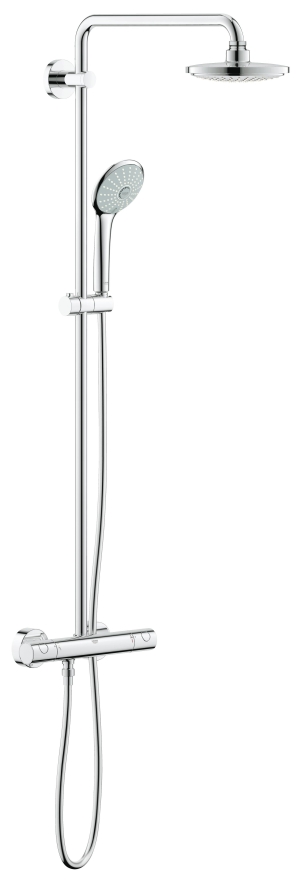 Душевая система с термостатом для настенного монтажа, GROHE Euphoria System 180, хром, (27296001)